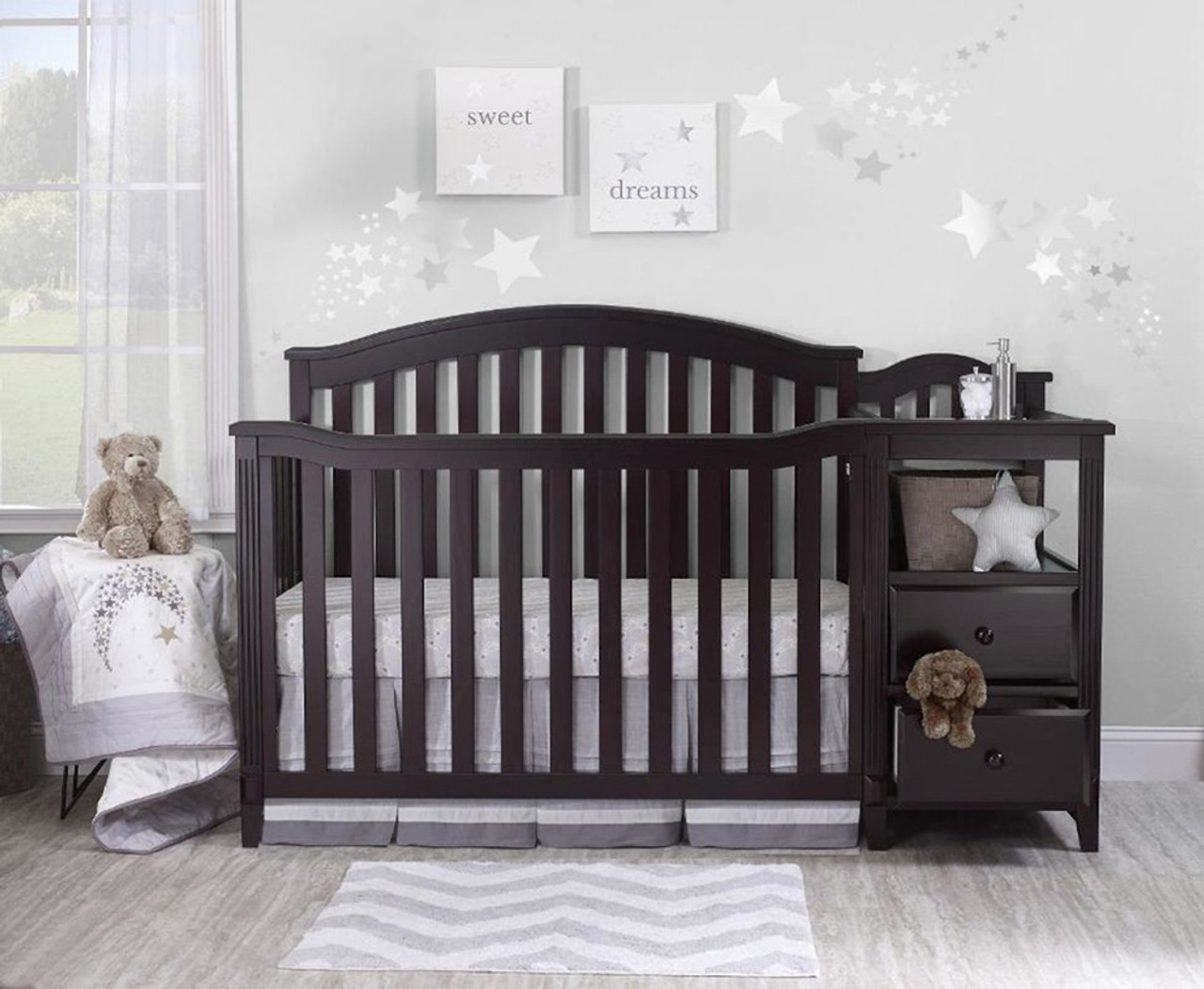 Sorelle berkley 4 in 1 crib and sales changer stores