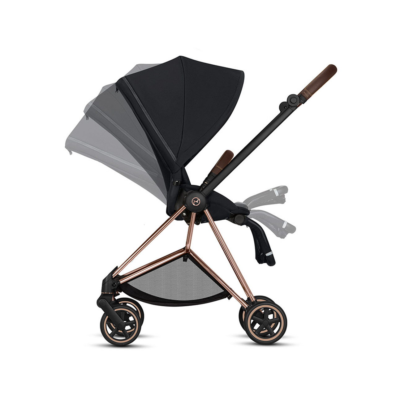 Cybex Mios 2 Chrome/Black & Manhattan Grey - Bambi Baby Store