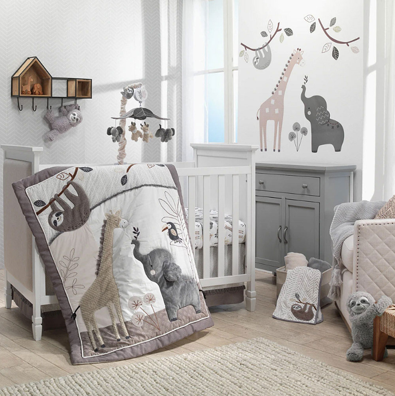 Woodland Tales Multicolor Forest Animals Musical Baby Crib Mobile