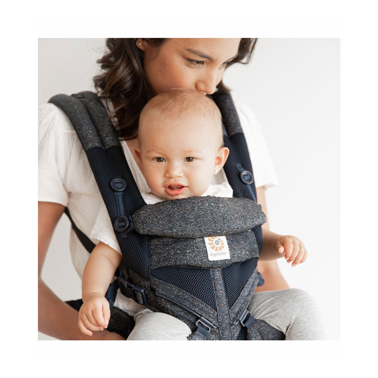 ergobaby cool air mesh 3 position baby carrier charcoal grey