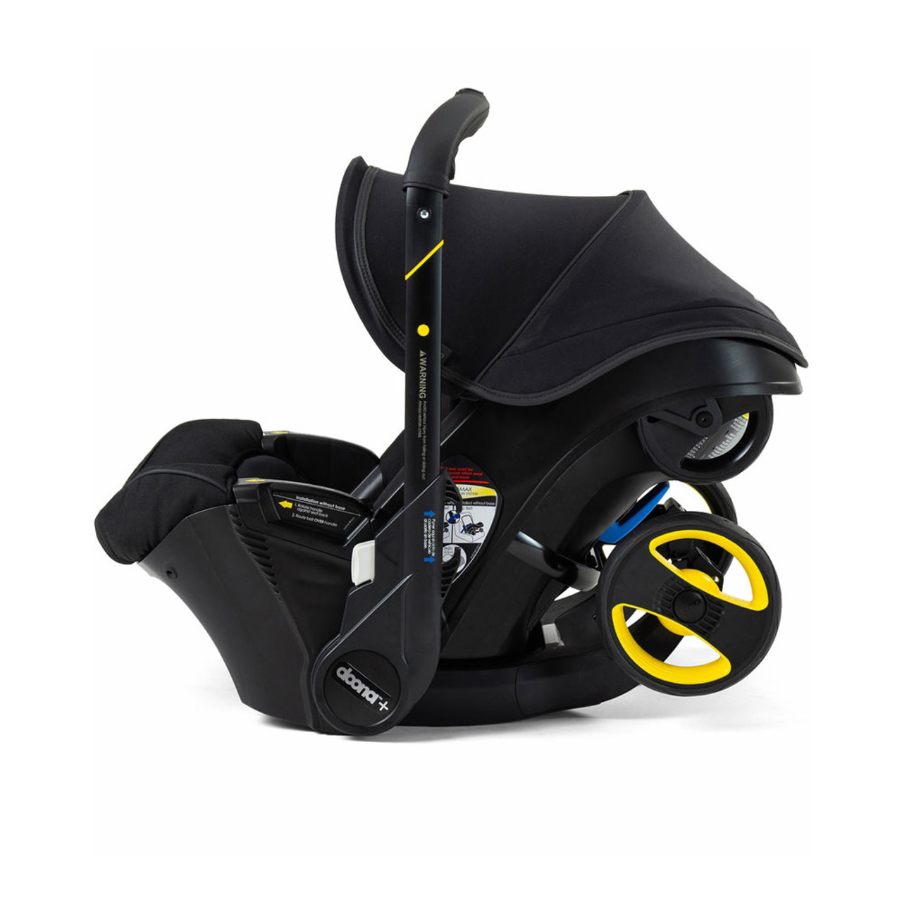 Doona Infant Car Seat & Latch Base – Car Seat to Stroller – Midnight Edition