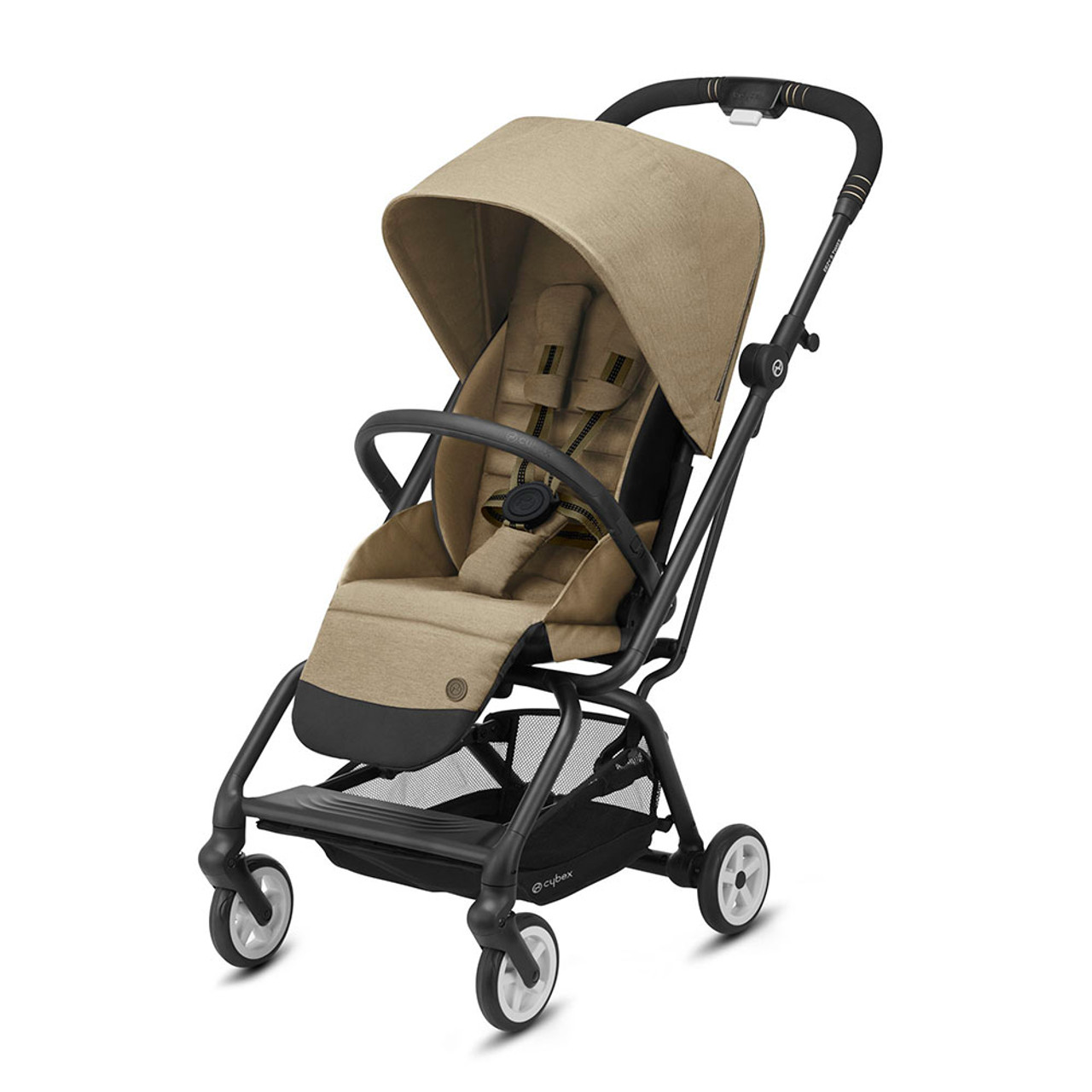 CYBEX Eezy S Twist 2 Stroller, 360° Rotating Seat, Parent Facing or Forward  Facing, One-Hand Recline, Compact Fold, Lightweight Travel Stroller