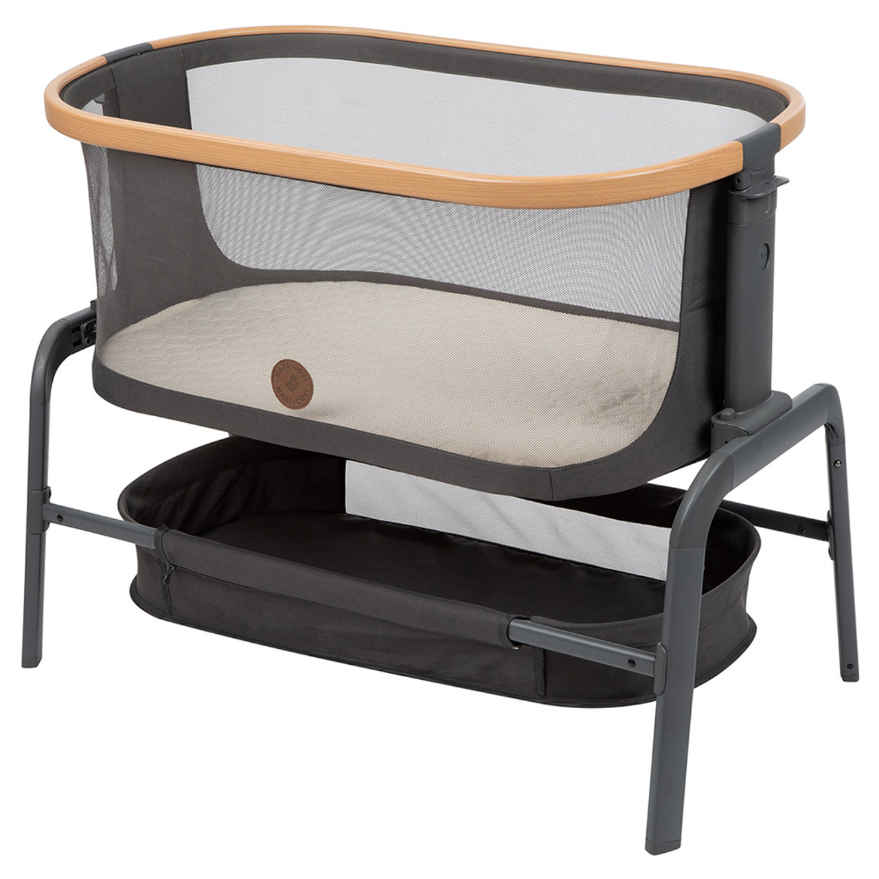 Dek de tafel D.w.z poeder Maxi-Cosi Lora 2-in-1 Co-Sleeper in Essential Graphite - Bambi Baby Store