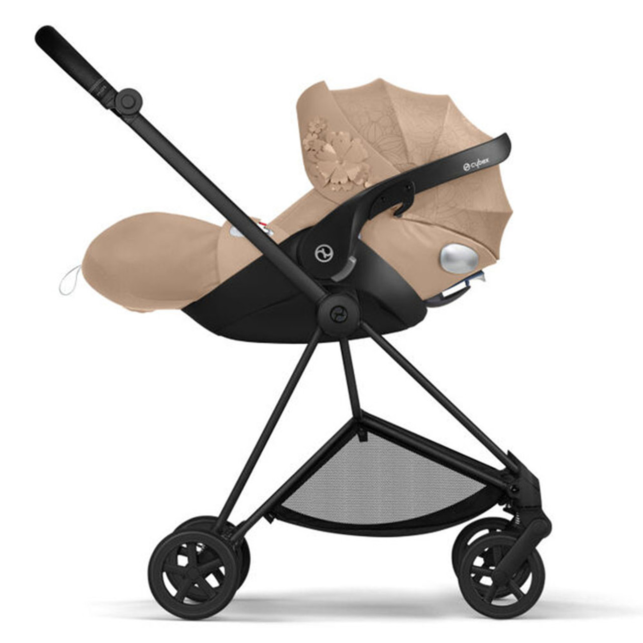 Cybex Cloud Q SensorSafe - Simply Flowers Beige - Bambi Baby Store