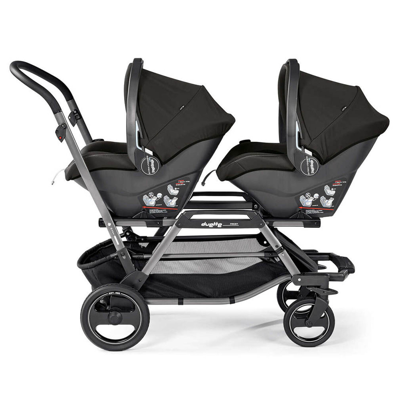 Twin baby car seat and hot sale stroller combo