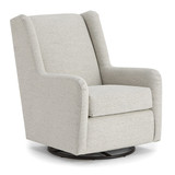 Westwood Amelia Power Swivel, Glider, Recliner with USB Ports in Charcoal -  Bambi Baby Store