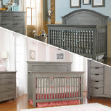 Dolce Babi Lucca Furniture & Crib Grey