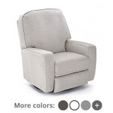 Westwood Amelia Power Swivel, Glider, Recliner with USB Ports in Charcoal -  Bambi Baby Store