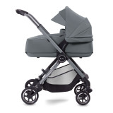 Silver Cross Dune Mid-Size Stroller + Compact Bassinet - Glacier