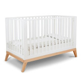 Pali Donatello Classico Crib in White/Natural