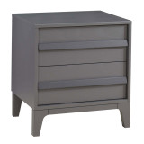 Natart Kyoto Nightstand in Charcoal