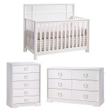 Nest Lello 3 Piece Nursery Set in White