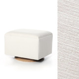 Oilo Glider Wood Rectangle Ottoman in HP Ivory