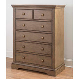 Westwood Hanley Collection 5 Drawer Chest in Cashew