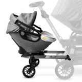 Orbit Baby Helix+ with G5 Infant Car Seat in Melange Grey/Titanium
