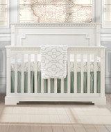 Natart Ithaca Collection 5 in 1 Convertible Crib in White