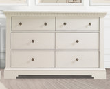 Natart Ithaca Collection Double Dresser in White