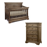 Stella Baby and Child Kerrigan 2 Piece Nursery Set in Caf