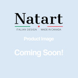 Natart Rustico 2 Piece Nursery Set in Grigio-Crib and 5 Drawer Dresser