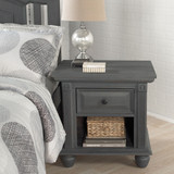 Oxford Baby London Lane Nightstand in Arctic Gray