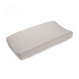 Liz and Roo Flax Blend Contoured Changing Pad Cover in Linen