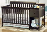 Sorelle Florence 4 In 1 Crib & Changer in Espresso
