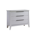 Natart Flexx 3 Drawer Dresser XL in All White