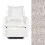 Oilo Nola Glider in Chenille Linen