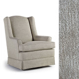 Best Chairs Sutton Swivel Glider in Moondust