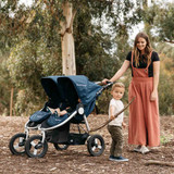 Instagram: Enelio models Bumbleride Indie & Indie Double Stroller