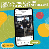 Instagram: Today We're Talking Single to Double Strollers