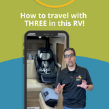 How to travel with THREE in this RV!