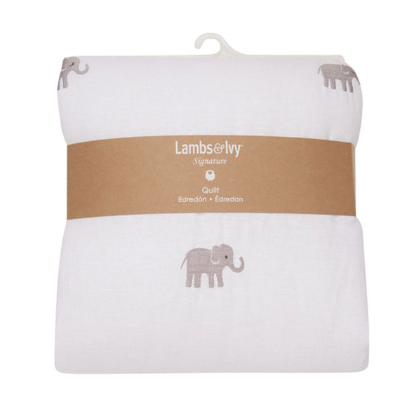 Lambs & Ivy Quilts Elephant