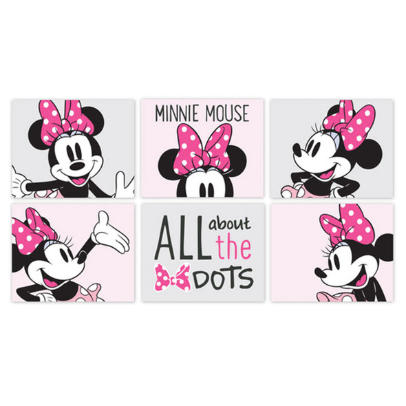 Lambs & Ivy Disney Unframed Wall Art Minnie Mouse