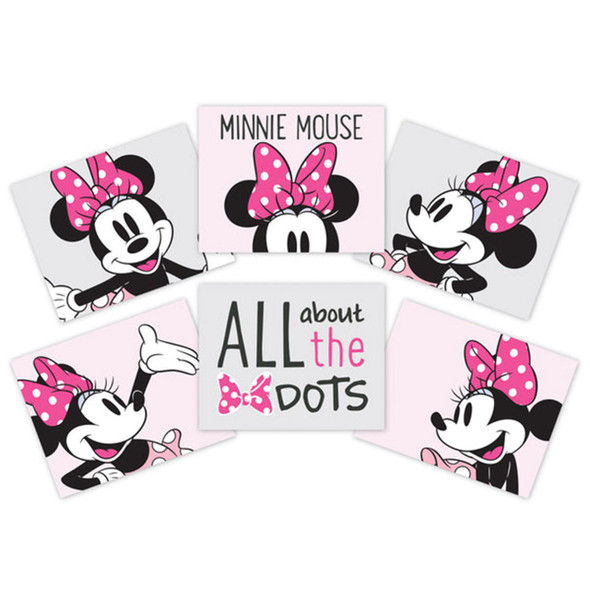 Lambs & Ivy Disney Unframed Wall Art Minnie Mouse