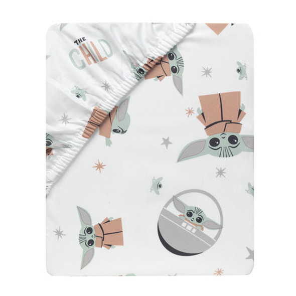 Lambs & Ivy Star Wars Mandalorian The Child Baby Yoda Crib Sheet