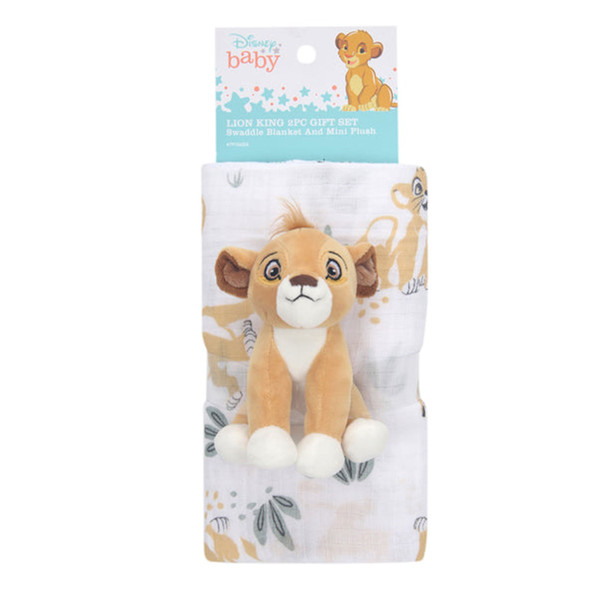 Lambs & Ivy Lion King Swaddle Blanket & Mini Plush