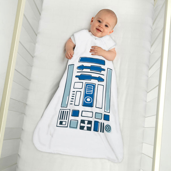 Lambs & Ivy Star Wars R2-D2 Wearable Blanket