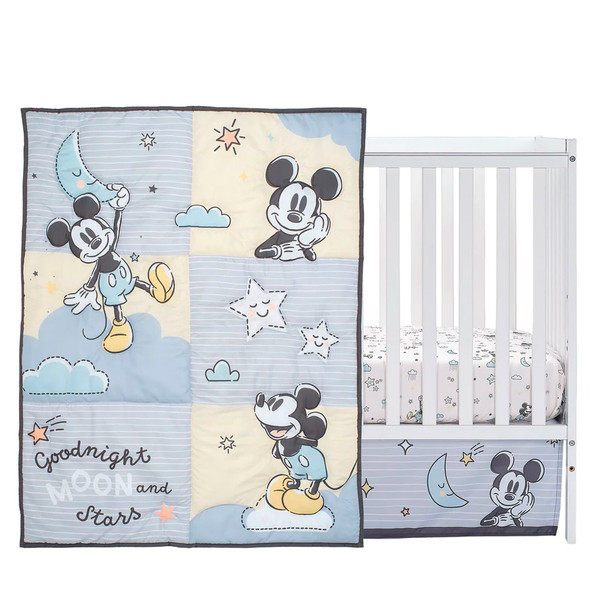 Bedtime Originals Moonlight Mickey 3-Piece Bedding Set