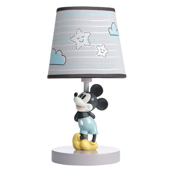 Bedtime Originals Moonlight Mickey Lamp w/Shade & Bulb
