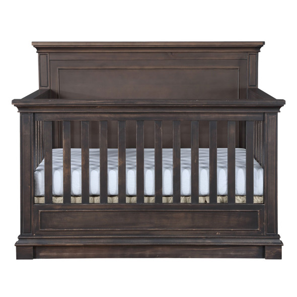 Dolce Babi Amalfi Flat Top Crib in Mineral Grey