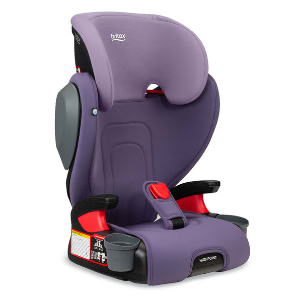 Britax Highpoint Backless Safewash Booster Car Seat in Purple Ombre