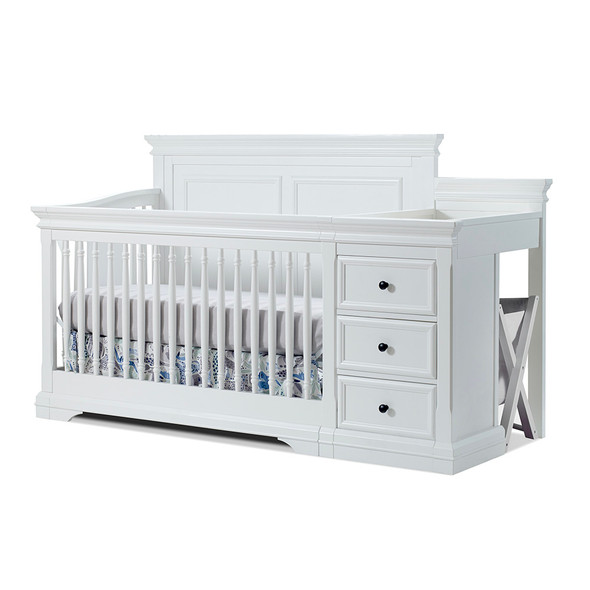 Sorelle Portofino Crib & Changer in White