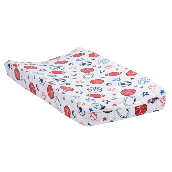 Lambs & Ivy Baby Sports Changing Pad Cover