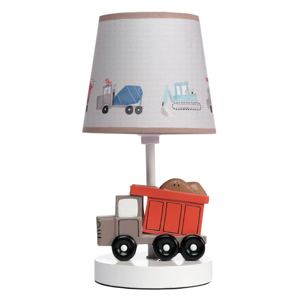 Bedtime Originals Construction Zone Lamp w/Shade & Bulb