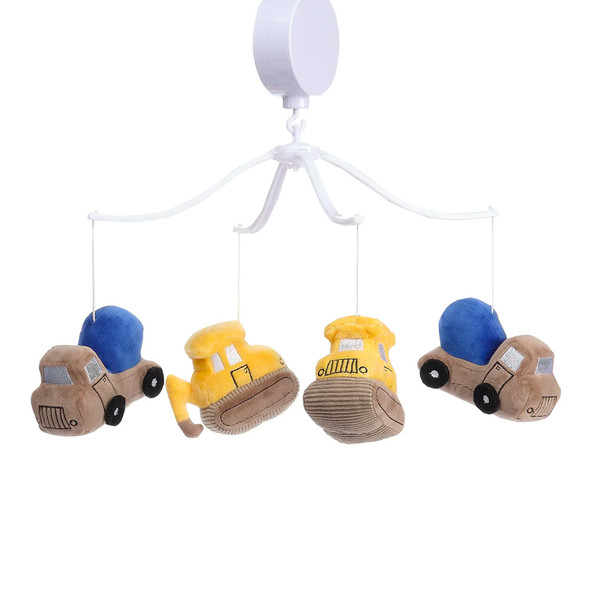 Bedtime Originals Construction Zone Musical Mobile - Plays 20 minutes