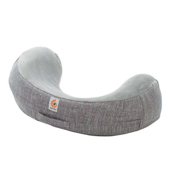 Ergobaby Natural Curve Nursing Pillow - Grey with Strap