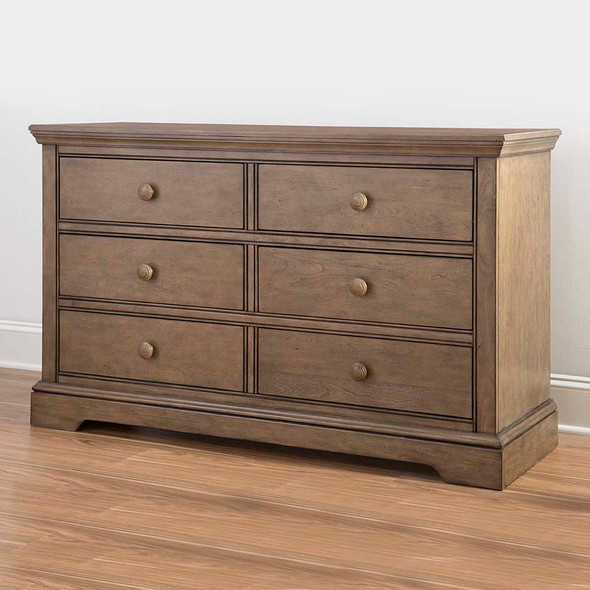 Westwood Hanley Collection 6 Drawer Dresser in Cashew