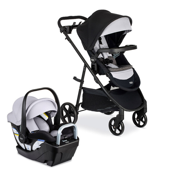 Britax Willow Brook S+ Travel System w/ Aspen Base in Glacier Onyx