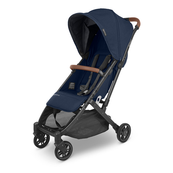 UPPAbaby Minu V2 Stroller -  Noa - Navy | Carbon Frame | Saddle Leather